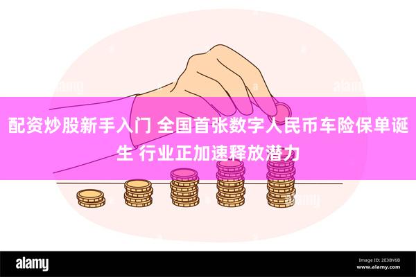 配资炒股新手入门 全国首张数字人民币车险保单诞生 行业正加速释放潜力