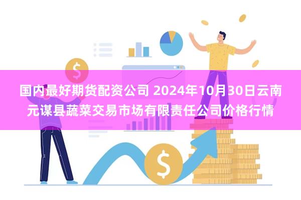 国内最好期货配资公司 2024年10月30日云南元谋县蔬菜交易市场有限责任公司价格行情