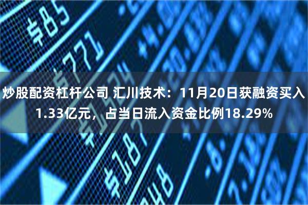 炒股配资杠杆公司 汇川技术：11月20日获融资买入1.33亿元，占当日流入资金比例18.29%